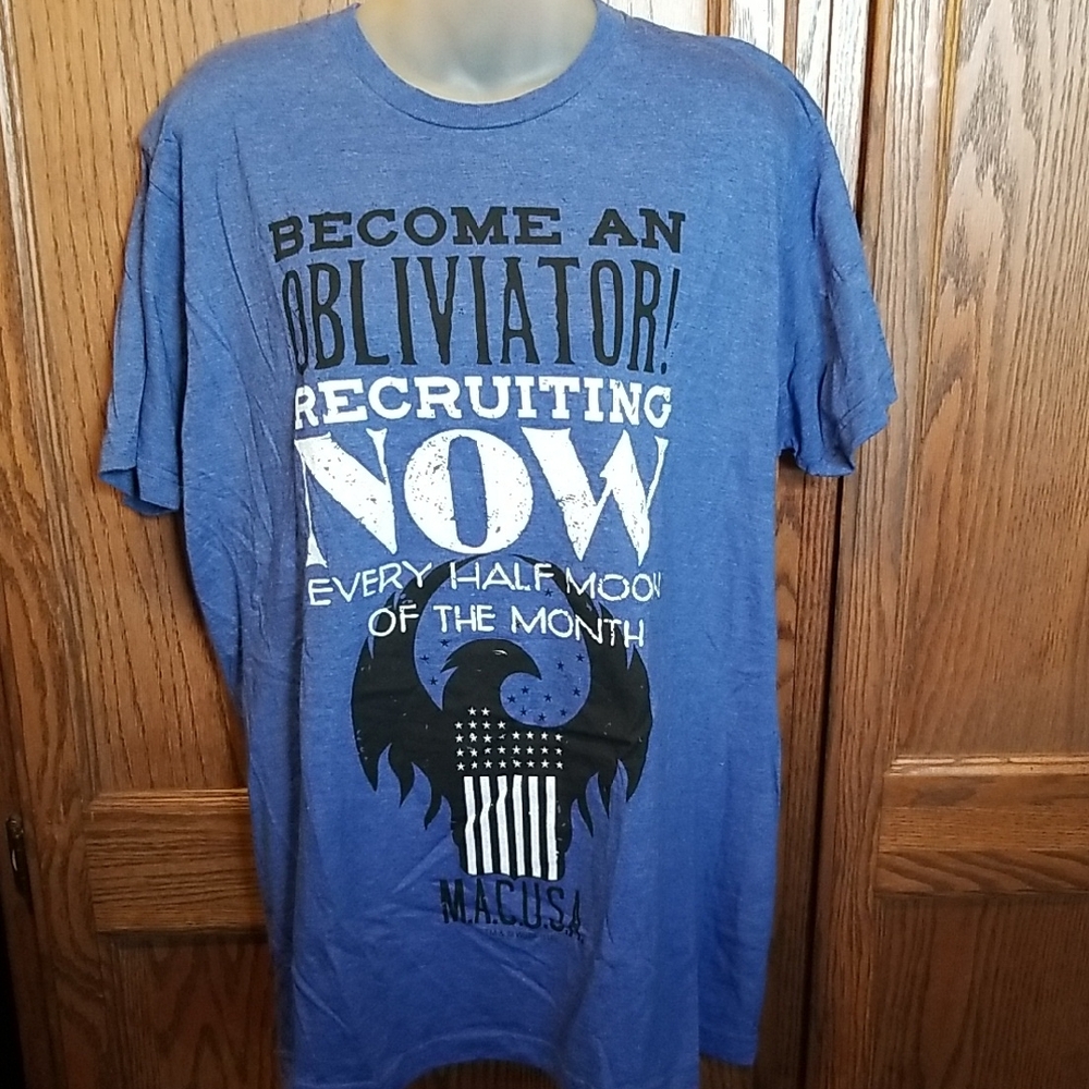 Sale👕LOOT CRATE Fantastic Beasts Obliviator Recruitment Tee LARGE